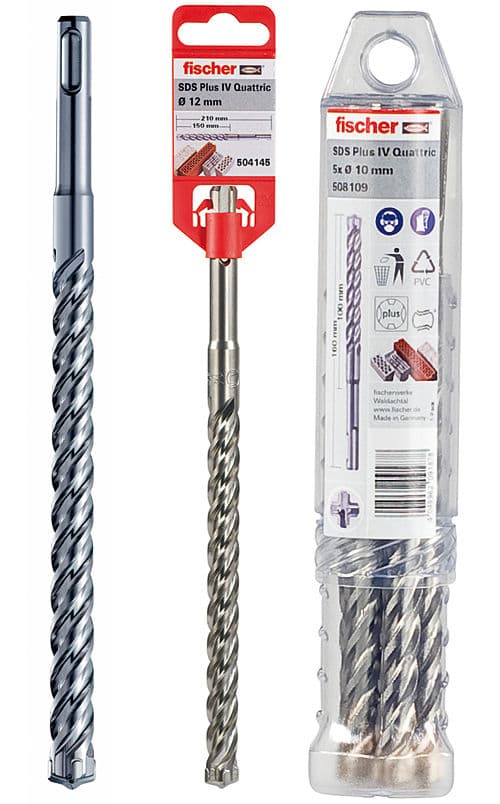Бур Fischer SDS Plus IV 8/100/400 мм для перфораторов