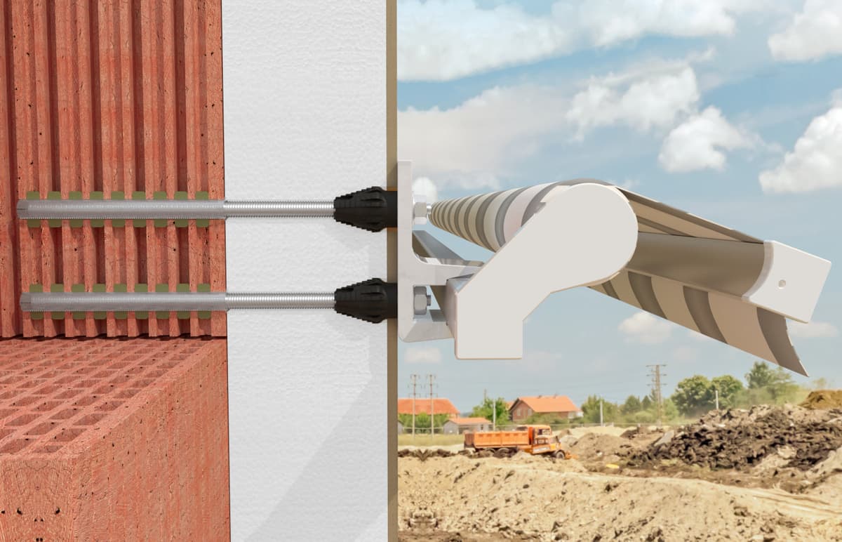 Система для дистанционного монтажа Fischer Thermax 12/110 M12 B, оцинкованная сталь