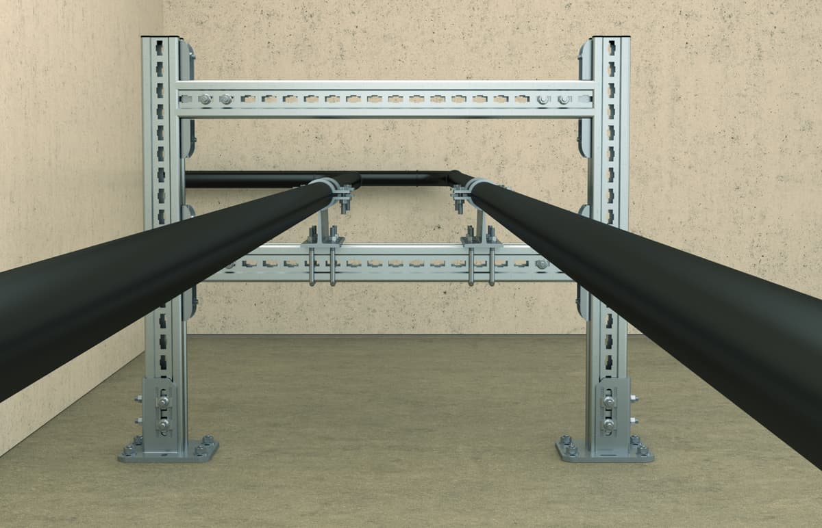 Монтажный профиль для тяжелых нагрузок Fischer FMP 90/4-3000 мм, горячеоцинкованная сталь