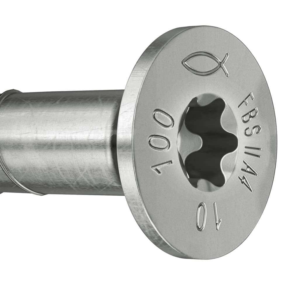 Шуруп по бетону Fischer FBS II 10 x 100 15/- US с потайной головкой, нержавеющая сталь A4