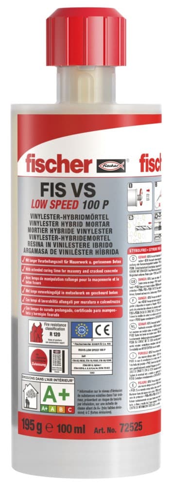 Инъекционный состав Fischer FIS VS 100 P 100 мл