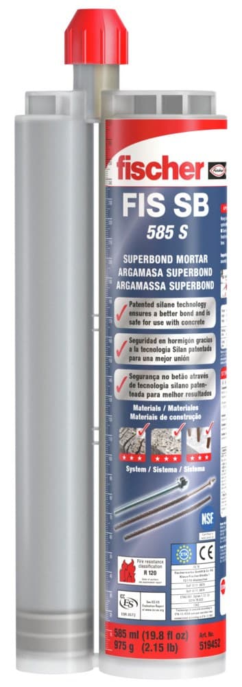 Инъекционный состав Fischer FIS SB 585 S 585 мл