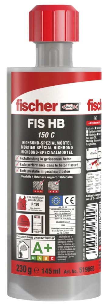 Инъекционный состав Fischer FIS HB 150 C 145 мл