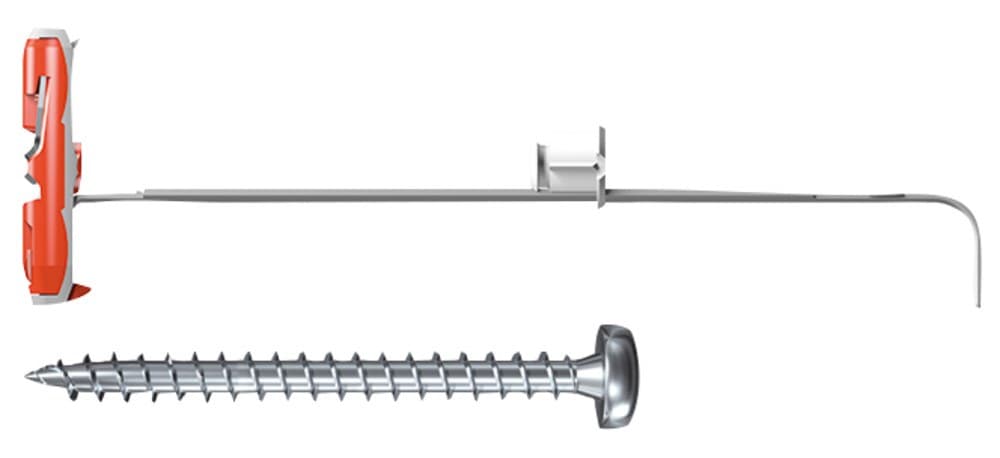 Нейлоновый дюбель Fischer DuoTec 10 S PH (10x50 мм) с винтом с полусферической головкой