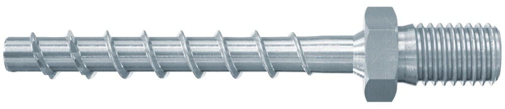 Шуруп по бетону Fischer FBS II 6x25 M8/19 с головкой в виде резьбовой шпильки, оцинкованная сталь