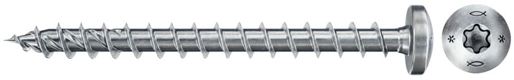 Шуруп Fischer Power-Fast FPF II PTF 3,0x30 мм BC 200 c полусферической головкой и шлицем TX, оцинкованная сталь (4800 шт)