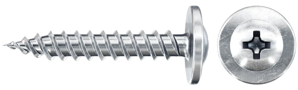 Профильный шуруп с пресс шайбой Fischer FPS-FP ZPF 4,2х13 мм, оцинкованная сталь