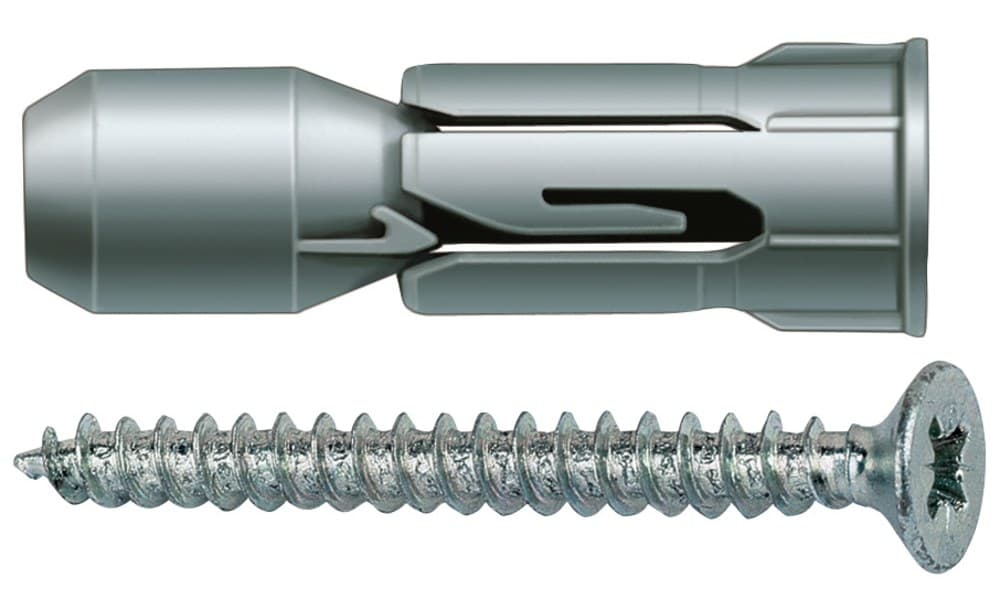 Дюбель для плит с шурупом Fischer PD 10 S для ДСП