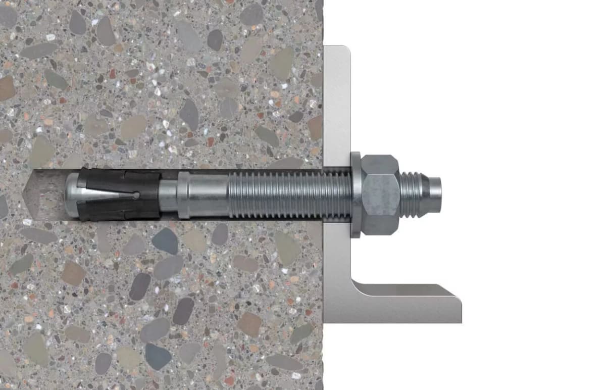 Анкерный болт Fischer FAZ II Plus 6х75/20 GVZ клиновой для высоких нагрузок улучшенный оцинкованная сталь