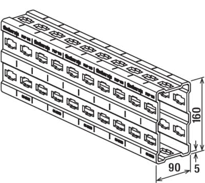 Массивная шина Fischer FMP 160 8 m, горячеоцинкованная сталь