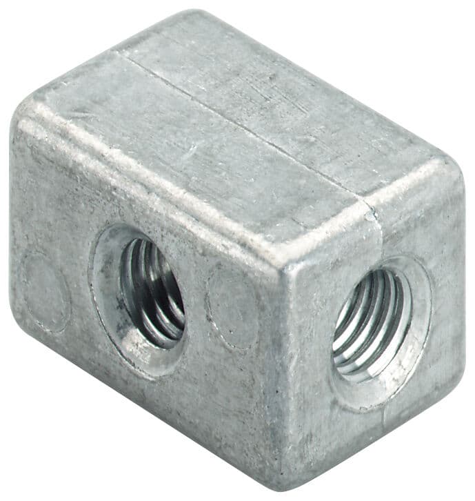 Монтажный кубик Fischer MW M8, оцинкованная сталь