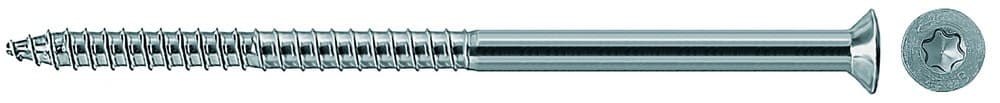 Шуруп Fischer T 10х105 с потайной головой, неполной резьбой и шлицем TORX, оцинкованная сталь