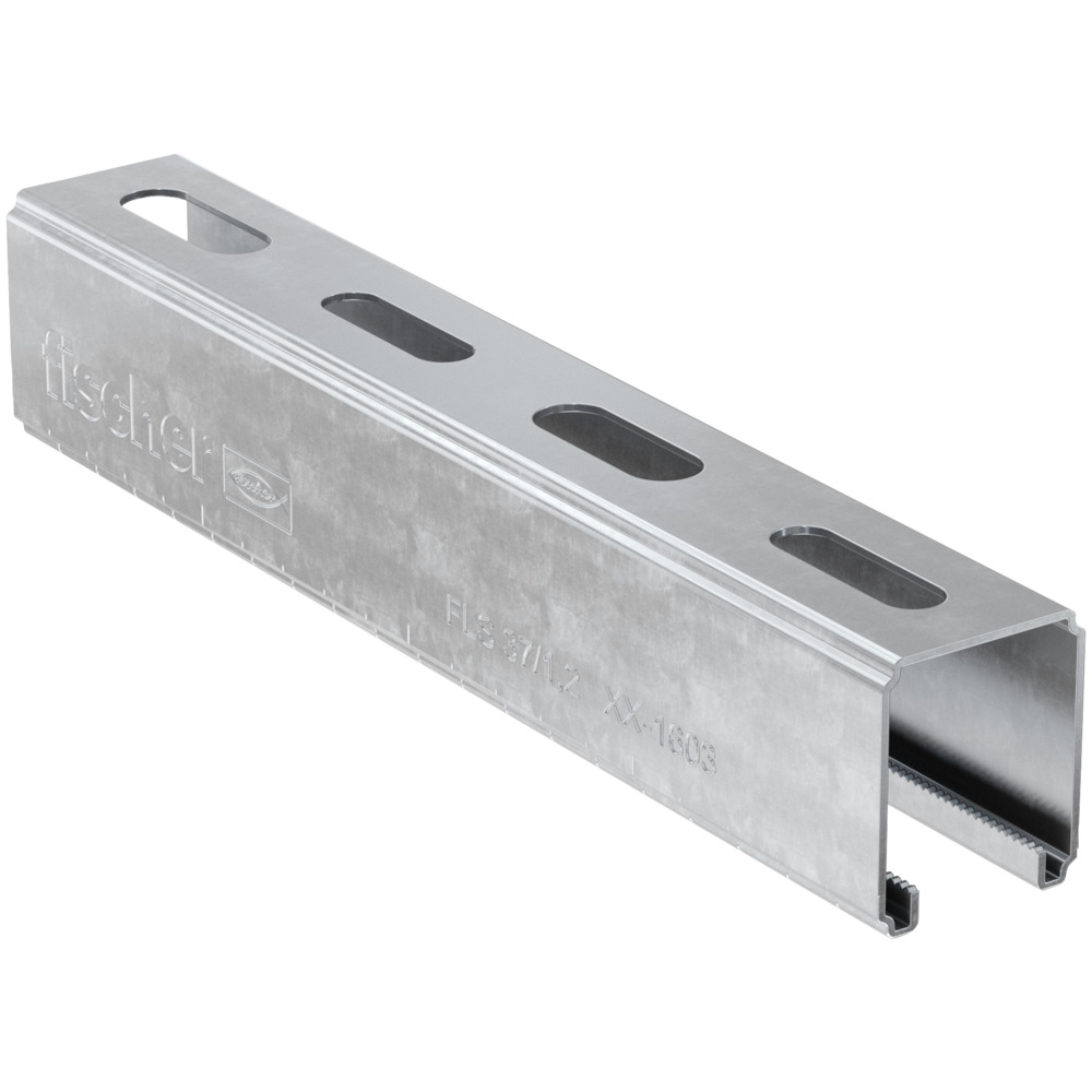 Монтажная шина системы Fischer FLS для инженерных систем 37/1,0-2 м (37x31 мм), оцинкованная сталь