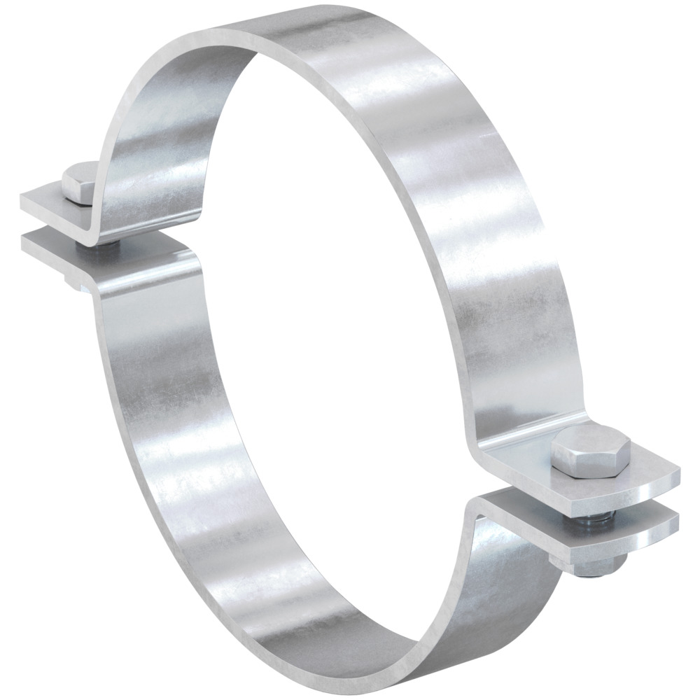Хомут для тяжелых нагрузок Fischer FMFSC 80, 3" (89 мм), горячеоцинкованная сталь
