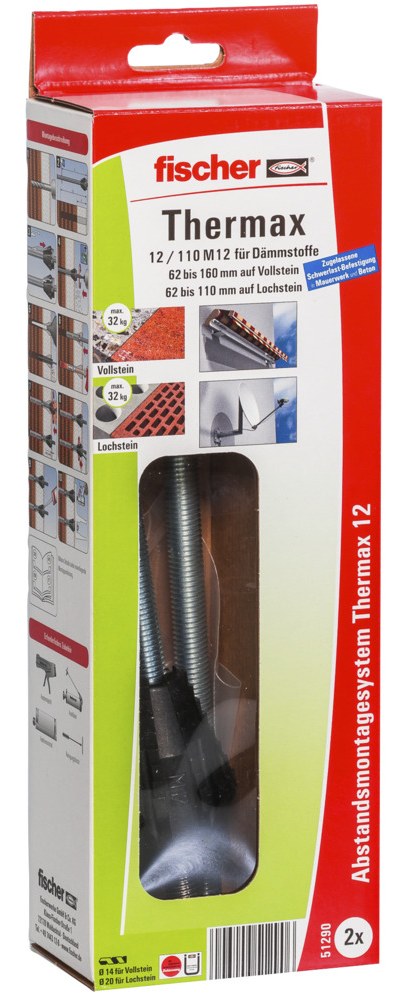 Система для дистанционного монтажа Fischer Thermax 12/110 M12 B, оцинкованная сталь