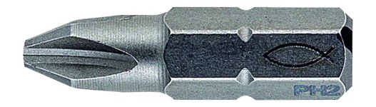 Профессиональная бита Fischer FPB PH 2 PROFI Bit W 10 со шлицем PH (комплект из 10 шт)