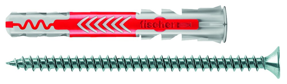 Двухкомпонентный нейлоновый дюбель Fischer DUOPOWER S 12x60 (дюбель + шуруп)
