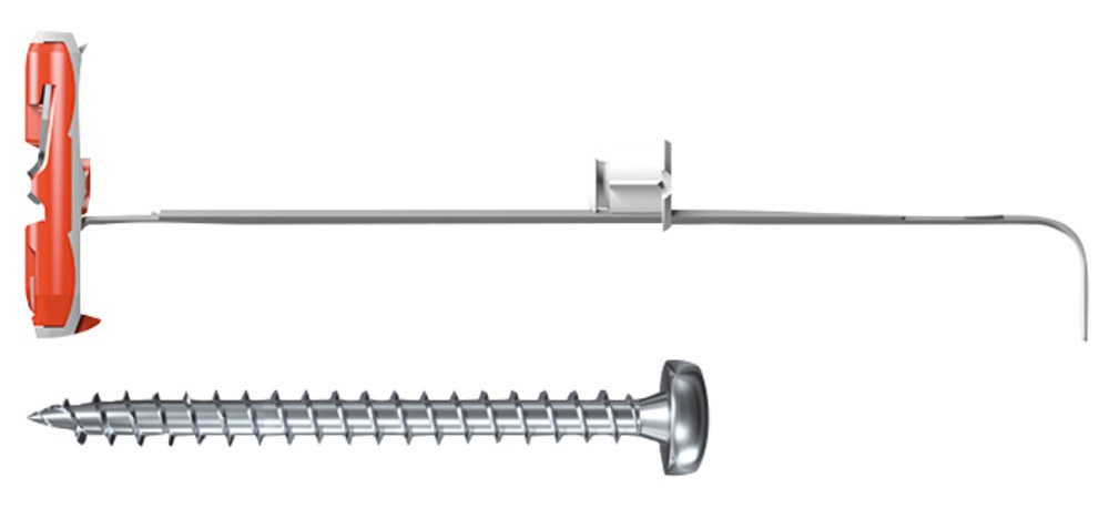 Нейлоновый дюбель Fischer DuoTec 10 S PH (10x50 мм) с винтом с полусферической головкой