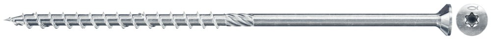 Шуруп Fischer Power-Fast FPF-ST 10,0x120 мм ZPP 50 c потайной головкой и шлицем TX, оцинкованная сталь