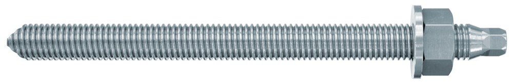Резьбовая шпилька Fischer RG M10x165, оцинкованная сталь 5.8