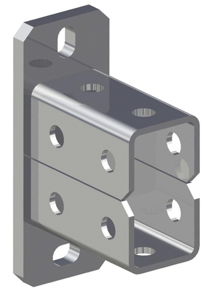 Седельный фланец Fischer SF L 83 FVZ, горячеоцинкованная сталь