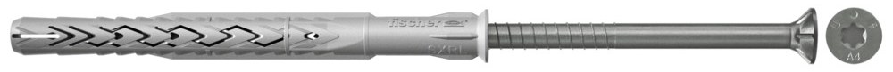 Фасадный дюбель Fischer SXRL-T 10х120 с шурупом из нержавеющей стали A4