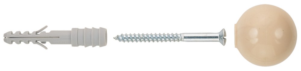Ограничитель хода двери Fischer TS-SORT 8 W, белый