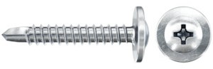 Профильный шуруп с пресс шайбой и сверлом Fischer FPS-FPB ZPF 4,2х13 мм, оцинкованная сталь