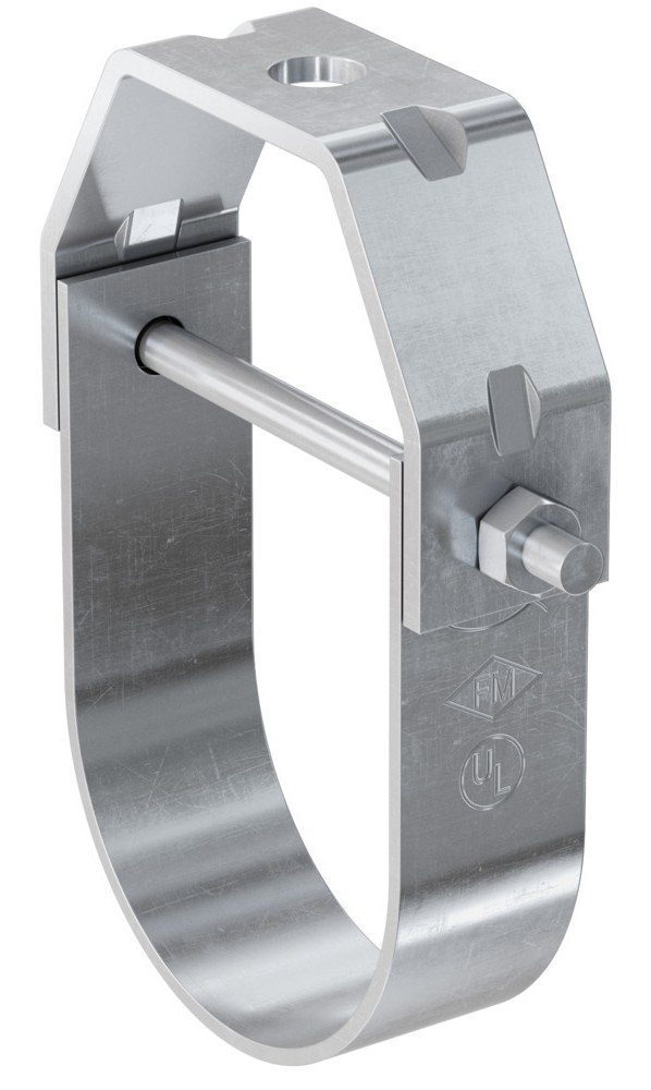 Хомут для спринклерных систем Fischer FCHS 3/4" (24-29 мм), оцинкованная сталь