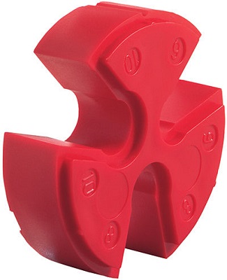 Прокладка Fischer DAD для выравнивания уровня основания при создании точки крепления 13 мм, красный, пластик 008663